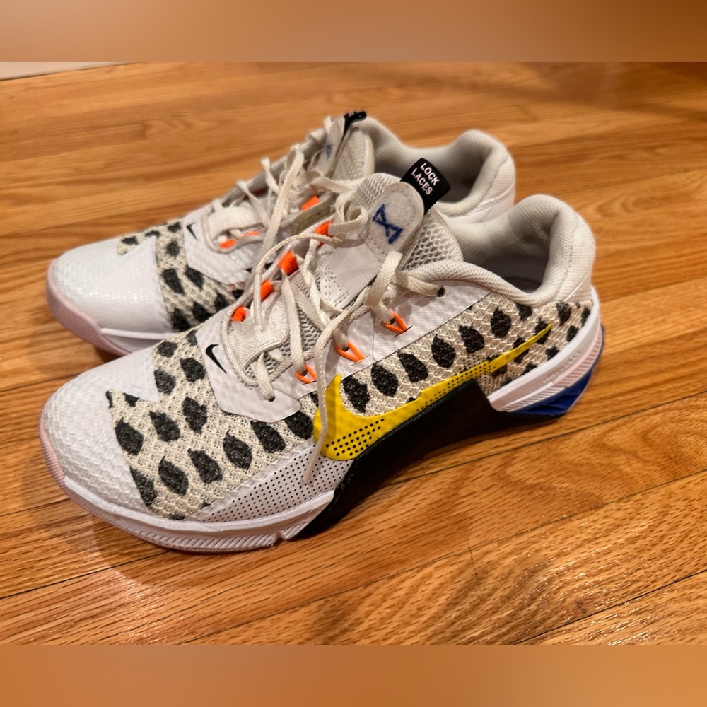 Nike Metcon 7 Polka white yellow strike women’s 7.5